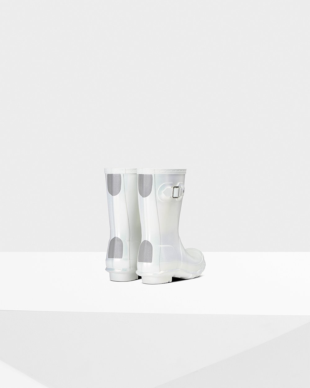 Bottes de Pluie Hunter Original Petits Nebula Enfant Argent YFMGVIP-63